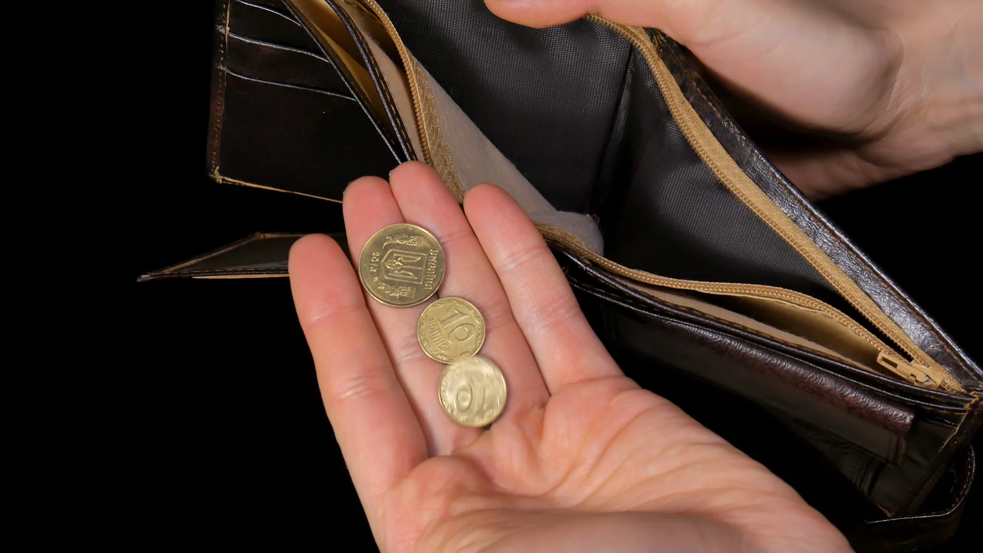 Female Showing Empty Wallet, Stock Footage | VideoHive