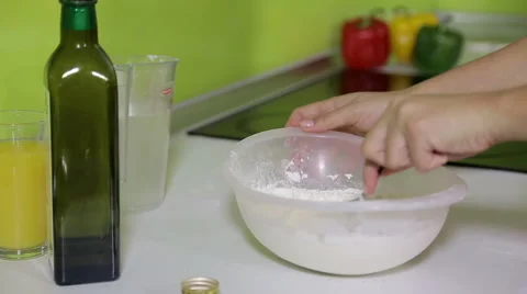 Female hands in the kitchen Stock Footage 45099090