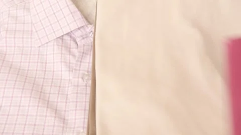 Female hands packing suitcase, folding clothes, preparing for vacation, cas.. Video stock 308512392