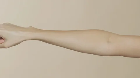 Female hands on simple background Stock-Footage 102264091