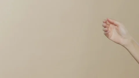 Female hands on simple background Stock-Footage 102266748