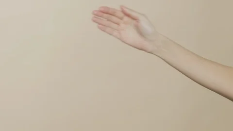 Female hands on simple background Stock-Footage 102268800