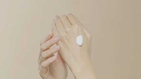 Female hands on simple background Stock-Footage 102284383