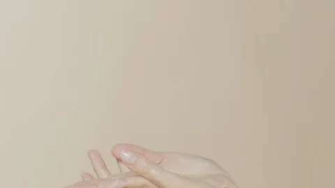 Female hands on simple background Stock-Footage 102304511