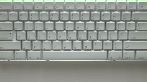 Female hands typing on computer keyboard Stock Footage