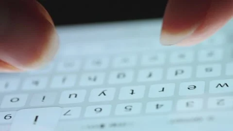 Female hands typing text on smartphone close-up. Stock Footage 346911873