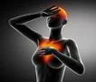 Female heart attack cardio disorder Illustration