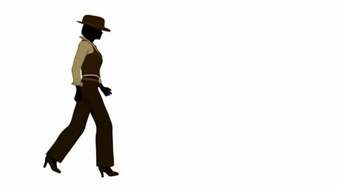 Female jazz dancer walker Stock Footage 8916634