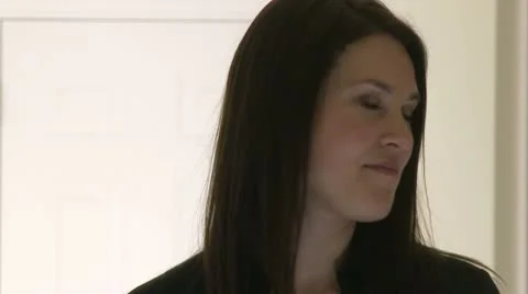 Female in late 20's - happy (1 of 2) Stock Footage