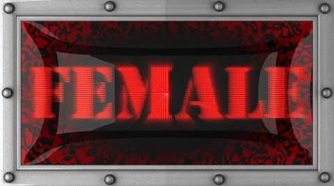 Female on led Stock Footage 8718620