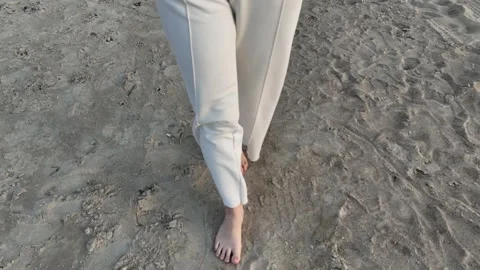 Female legs view from the front Stock Footage 241660982