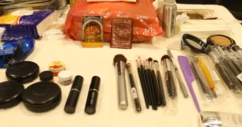 Female makeup kit Stock Footage 311722968