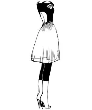 Female mannequin Stock Illustration