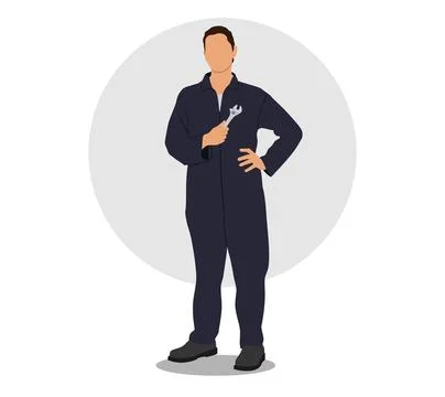 Female mechanic イラスト素材