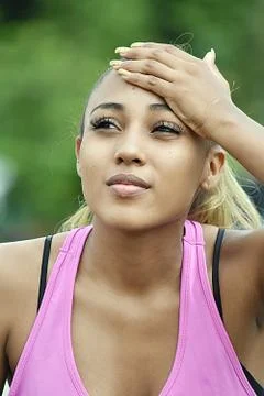 Female Memory Problems Stock Photos