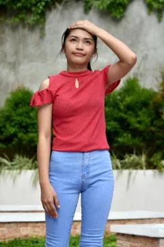 A Female Memory Problems Stock Photos