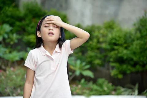 A Female Memory Problems Stockfoto's