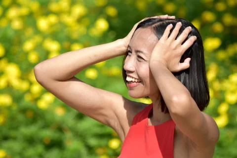 A Female Memory Problems Foto stock