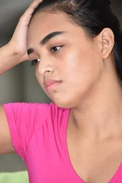 A Female Memory Problems 스톡 사진