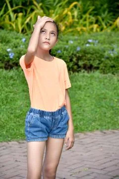 An A Female Memory Problems 스톡 사진