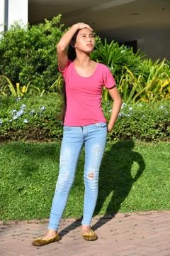 An A Female Memory Problems Foto stock