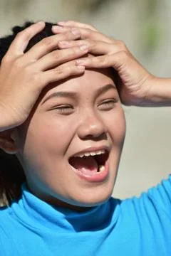 An A Female Memory Problems 스톡 사진