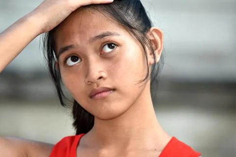 An A Female Memory Problems Foto stock