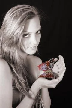 Female Model Foto stock