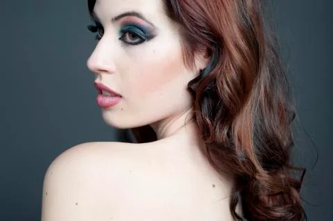 Female Model Posing 스톡 사진