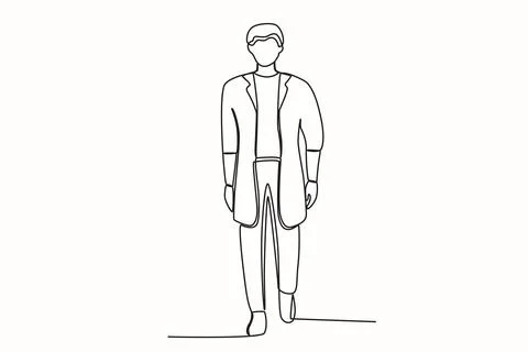 A female model posing on the stage Illustrazione stock