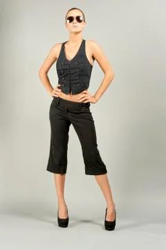 Female Model Posing In A Studio Stock Photos