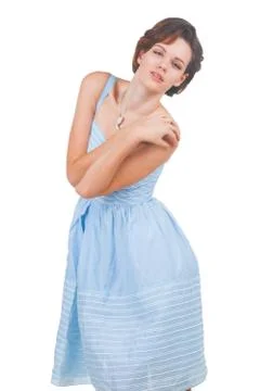 Female model in studio Stock Photos