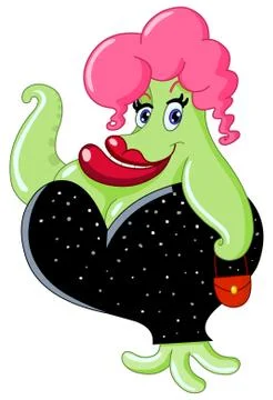 Female monster Stock Illustration