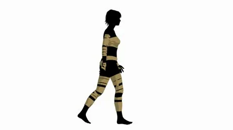 Female mummy Stock Footage 10608814