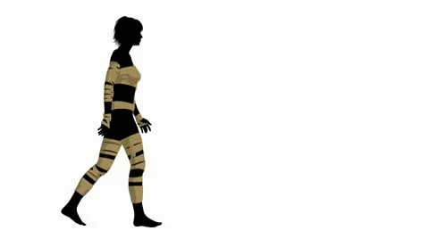 Female mummy Stock Footage 10608816