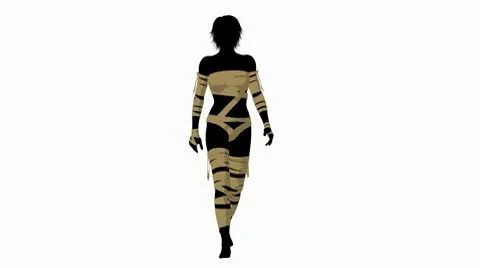 Female mummy Stock Footage 10608817