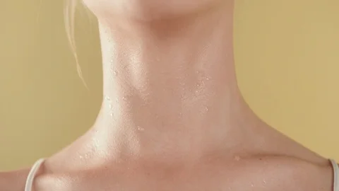 Female neck Stock Footage 99195855