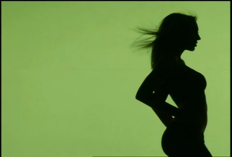 Female Nude Model 23 Stock Footage