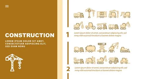 Female Occupation Landing Header Vector Stock-Illustration