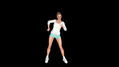 Female Pop Dancer Stock Footage 123699646