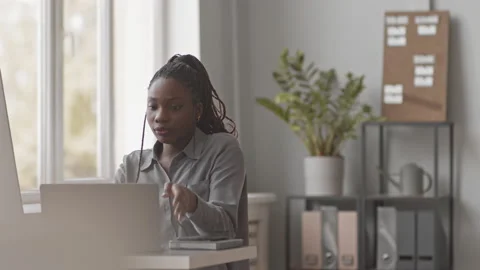 Female Programmer Developing Software in Office Stock Footage 162263956