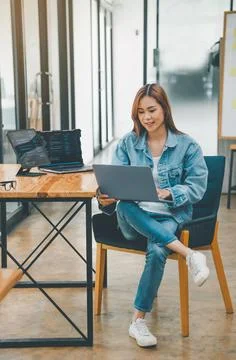 Female programmer working on coding, software development and web design.Co.. Stock Photos