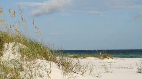 Female Runner On Beach Stock Footage 11809112
