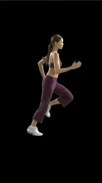 Female Runner Stock Footage 79797