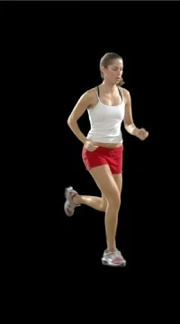 Female Runner Stock Footage 79885