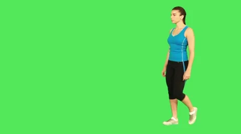 Female runner Stock Footage 12141694