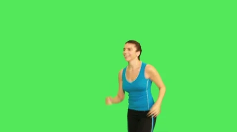 Female runner Stock Footage 12141700