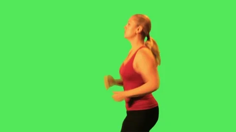 Female runner Stock Footage 12159479