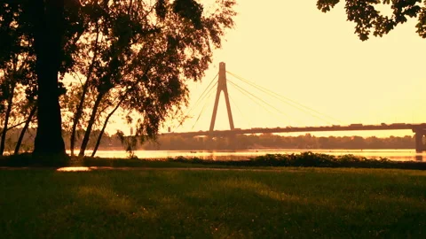 Female running at the riverside Stock Footage 140895650