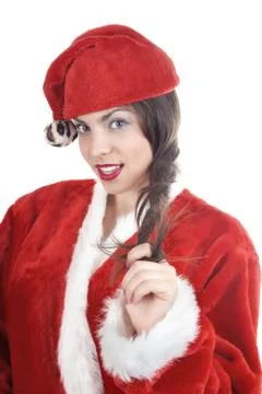 Female santa Stock Photos